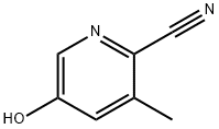5-Hydroxy-3-methylpyridine-2-carbonitrile 구조식 이미지