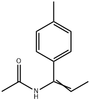 아세트아미드,N-[1-(4-메틸페닐)-1-프로페닐]-(9CI) 구조식 이미지