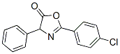 5(4H)-Oxazolone,  2-(4-chlorophenyl)-4-phenyl- 구조식 이미지