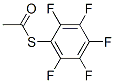 Thioacetic acid S-(pentafluorophenyl) ester Structure