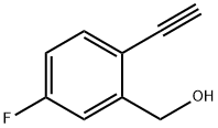 Benzenemethanol, 2-ethynyl-5-fluoro- (9CI) Structure