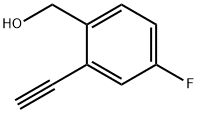 Benzenemethanol, 2-ethynyl-4-fluoro- (9CI) Structure