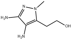 1H-Pyrazole-5-ethanol,  3,4-diamino-1-methyl- Structure