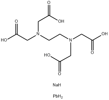 ETHYLENEDIAMINETETRAACETIC ACID DISODIUM LEAD SALT Structure