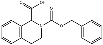 N-CBZ-3,4-DIHYDRO-1H-ISOQUINOLINECARBOXYLIC ACID Structure