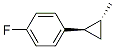 Benzene, 1-fluoro-4-[(1R,2R)-2-methylcyclopropyl]- (9CI) Structure