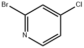 2-Bromo-4-chloropyridine 구조식 이미지