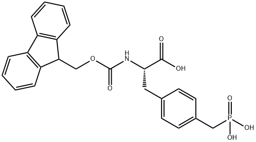 FMOC-L-4-PHOSPHONOMETHYLPHENYLALANINE 구조식 이미지