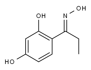 2',4'-dihydroxypropiophenone oxime Structure