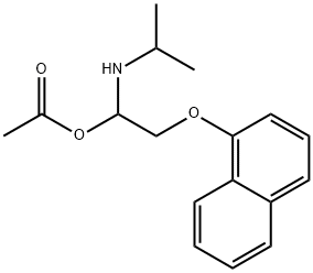 O-아세틸프로프라놀롤 구조식 이미지