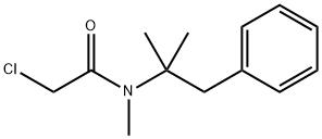 2-클로로-N-(1,1-디메틸-2-페닐에틸)-N-메틸아세트아미드 구조식 이미지