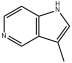 3-메틸-1H-피롤로[3,2-C]피리딘 구조식 이미지