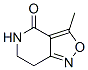 Isoxazolo[4,3-c]pyridin-4(5H)-one, 6,7-dihydro-3-methyl- (9CI) 구조식 이미지
