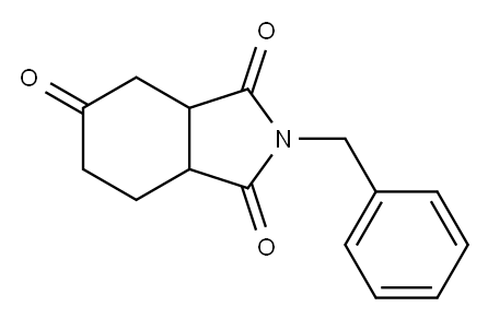 2-BENZYLTETRAHYDRO-1H-ISOINDOLE-1,3,5(2H,4H)-TRIONE Structure