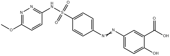 Salazodine Structure