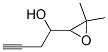 Oxiranemethanol,  3,3-dimethyl--alpha--2-propynyl-  (9CI) Structure