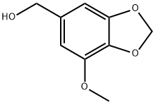 7-METHOXY-1,3-BENZODIOXIDE-5-METHANOL Structure