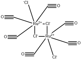 헥사카르보닐디(클로로)디클로로디루테늄(II) 구조식 이미지