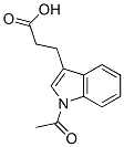 3-(1-acetylindol-3-yl)propanoic acid Structure
