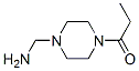 1-Piperazinemethanamine,4-(1-oxopropyl)-(9CI) Structure