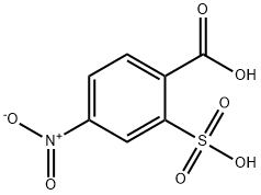 4-니트로-2-술포벤조산 구조식 이미지