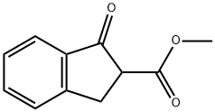 Methyl 1-oxo-2,3-dihydro-1H-indene-2-carboxylate 구조식 이미지