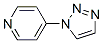 Pyridine, 4-(1H-1,2,3-triazol-1-yl)- (9CI) Structure