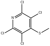 2,3,5,6-tetrachloro-4-(methylthio)pyridine Structure