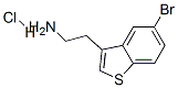 Benzo(b)thiophene-3-ethylamine, 5-bromo-, hydrochloride Structure