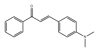 4-(Dimethylamino)-trans-chalcone Structure