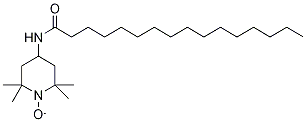 4-PalMitaMido-2,2,6,6-tetraMethylpiperidine-1-oxyl 구조식 이미지