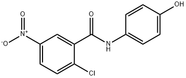 2-CHLORO-N-(4-HYDROXYPHENYL)-5-NITROBENZAMIDE Structure