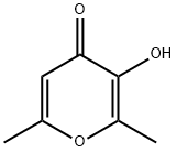 2,6-Dimethyl-5-hydroxy-4H-pyran-4-one Structure