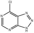 7-CHLORO-3H-[1,2,3]TRIAZOLO[4,5-D]PYRIMIDINE Structure