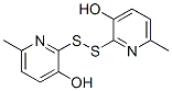 2,2'-디티오비스(6-메틸피리딘-3-올) 구조식 이미지