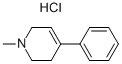 1-Methyl-4-phenyl-1,2,3,6-tetrahydropyridine hydrochloride Structure