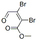 (Z)-2,3-Dibromo-4-oxo-2-butenoic acid methyl ester 구조식 이미지