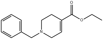Ethyl 1-benzyl-1,2,3,6-tetrahydropyridine-4-carboxylate 구조식 이미지