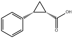 (1S)-2α-Phenylcyclopropane-1α-carboxylic acid Structure