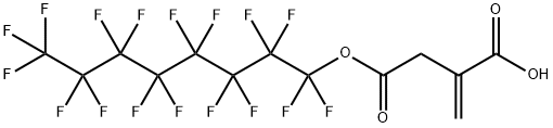 4-Perfluorooctyl 2-methylenesuccinate Structure