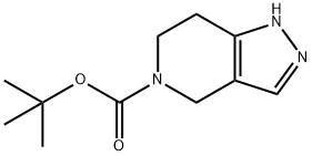 tert-butyl 6,7-dihydro-1H-pyrazolo[4,3-c]pyridine-5(4H)-carboxylate 구조식 이미지
