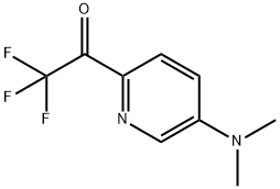 Ethanone, 1-[5-(dimethylamino)-2-pyridinyl]-2,2,2-trifluoro- (9CI) Structure