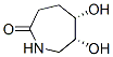 2H-Azepin-2-one, hexahydro-5,6-dihydroxy-, (5S,6R)- (9CI) Structure