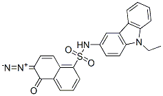 6-Diazo-N-(9-ethyl-9H-carbazol-3-yl)-5,6-dihydro-5-oxo-1-naphthalenesulfonamide Structure