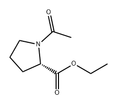 (S)-1-ACETYL-PYRROLIDINE-2-CARBOXYLIC ACID ETHYL ESTER Structure