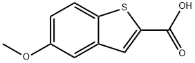 5-METHOXY-BENZO[B]THIOPHENE-2-CARBOXYLIC ACID 구조식 이미지