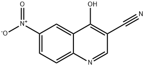 3-Quinolinecarbonitrile, 4-hydroxy-6-nitro- Structure