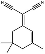 2-(3,5,5-trimethylcyclohex-2-en-1-ylidene)malononitrile 구조식 이미지