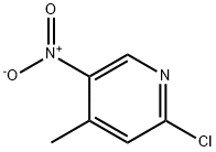 2-Chloro-4-methyl-5-nitropyridine 구조식 이미지