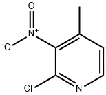 2-Chloro-4-methyl-3-nitropyridine 구조식 이미지